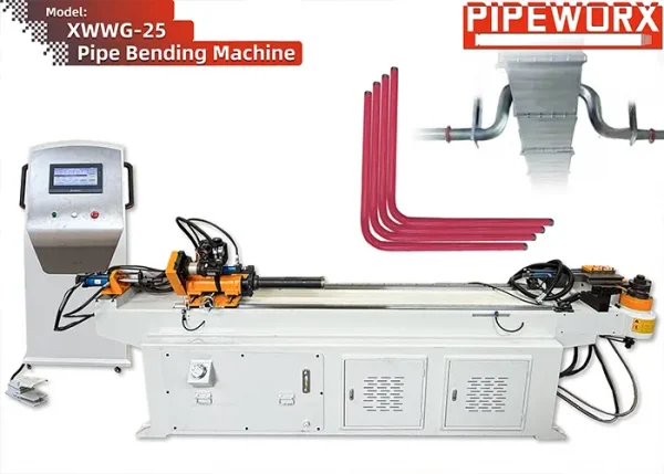 Automatic Hydraulic Fire Sprinkler Pipe Bending Machine | Offset & Branch Pipe Bender for Fire Protection, MEP and Industrial Pipe Fabrication