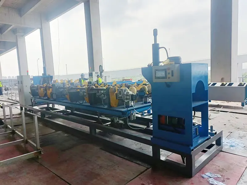 Shanghai laser tube cutting and grooving production line2