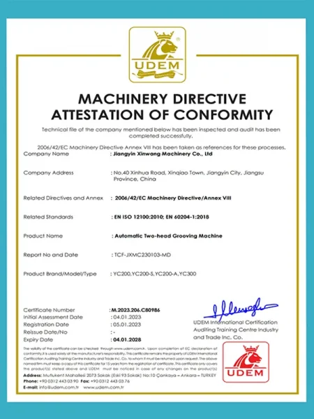 CE Certificate