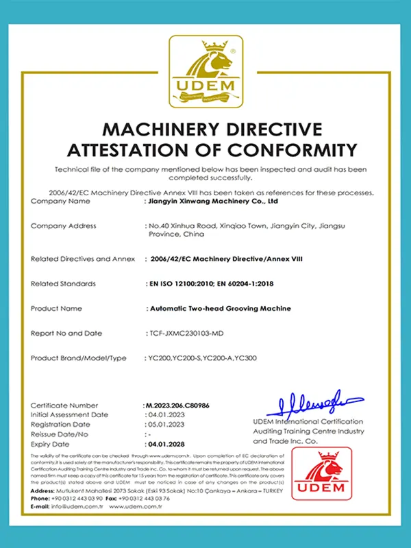 CE Certificate CE Certificate