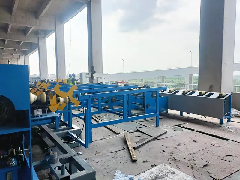 Shanghai laser tube cutting and grooving production line